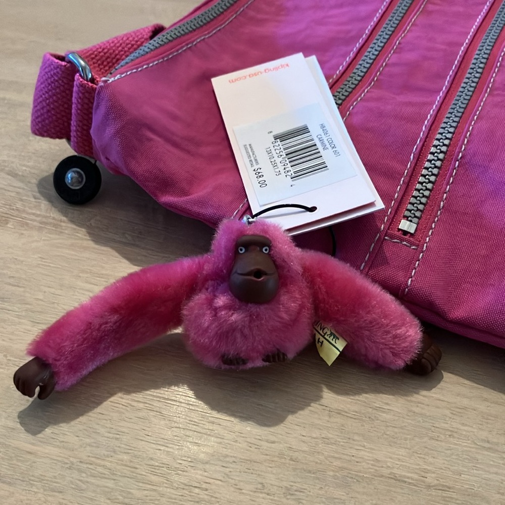 KIPLING | Alvar Crossbody Bag in Carmine (Pink) - Picture 2 of 8